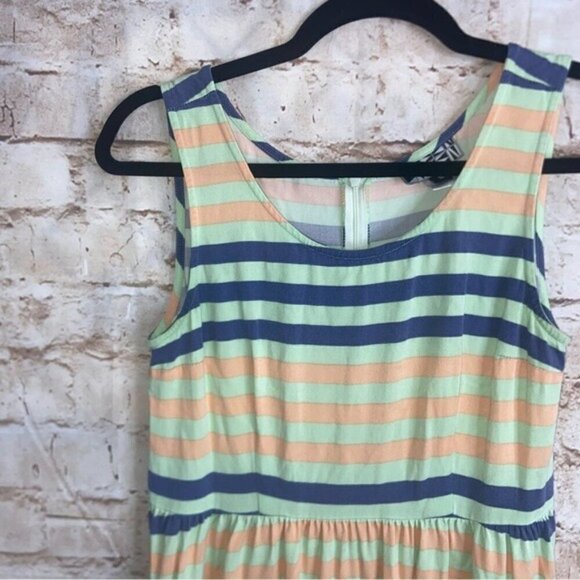 Dusen Dusen Spring Striped Midi Dress Size 2 - Picture 5 of 9